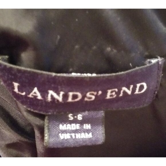 Lands End unisex Youth size m (5-6) red puffy winter jacket - Picture 5 of 7